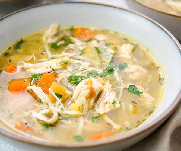 Chicken-with-Pea-and-Potato-Soup